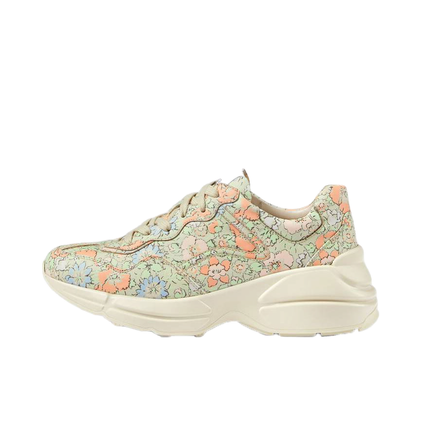 Кецове и обувки Gucci Rhyton 'Liberty London' (W) Бежово | 642058 2JV00 3932