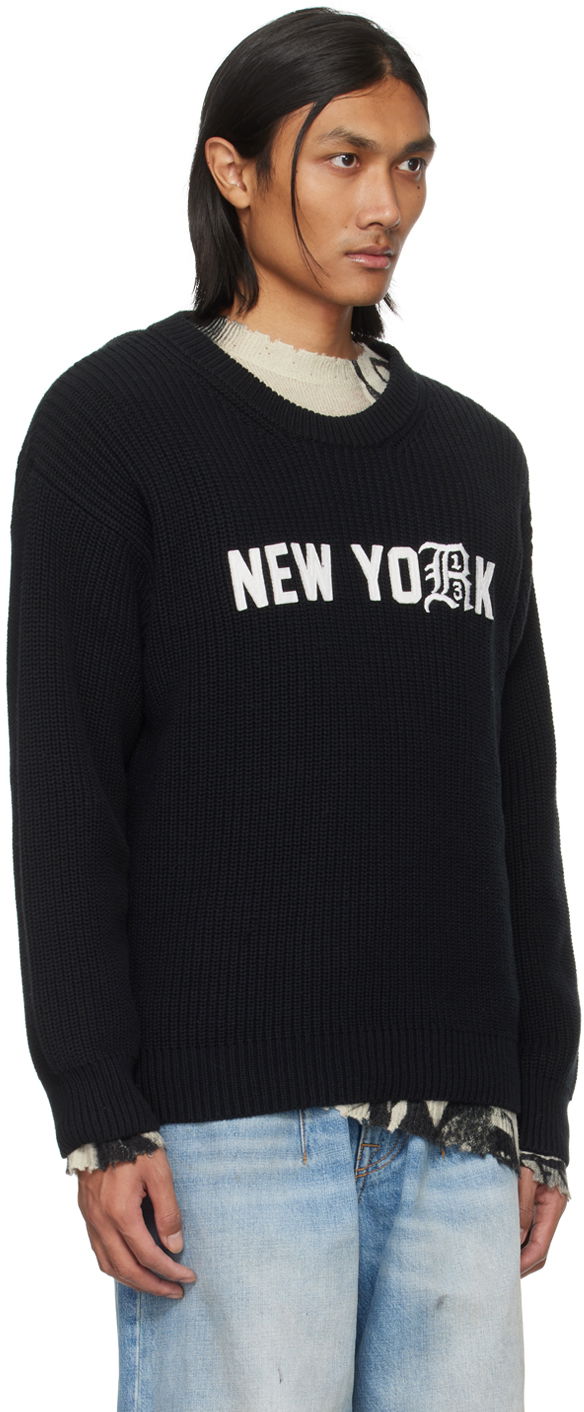 Пуловер R13 R13 'New York' Knit Sweater Черно | R13WY199-Y016C, 1