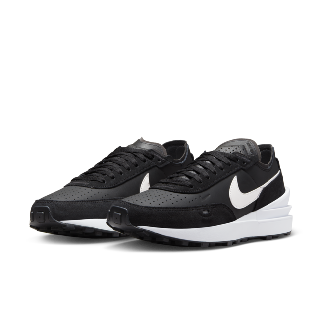 Кецове и обувки Nike Waffle One Leather Черно | DX9428-001, 1