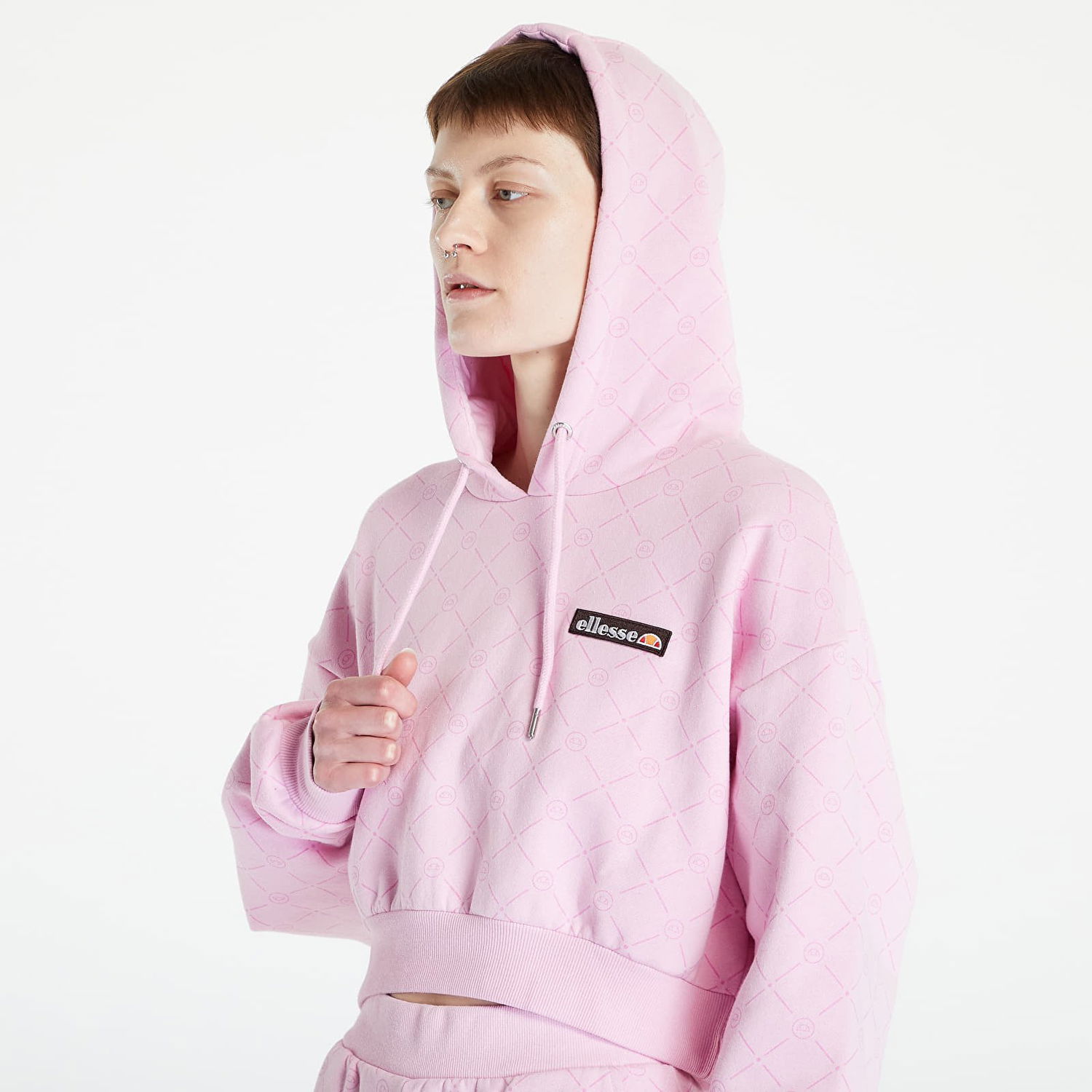 Суитчър Ellesse Marinell Crop Hoodie Розово | SGP15944808, 0