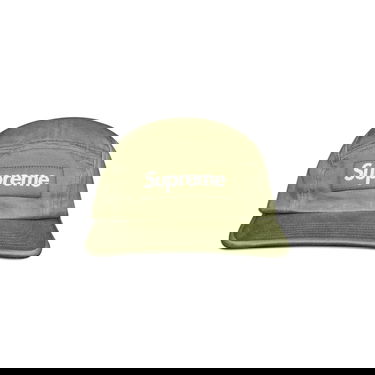 Шапка с козирка Supreme Washed Chino Twill Camp Cap Зелено | SS21H52 LIGHT OLIVE, 1