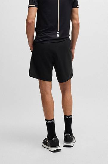 Къси панталони BOSS Four-Way Stretch Active Shorts Черно | 50540307, 1