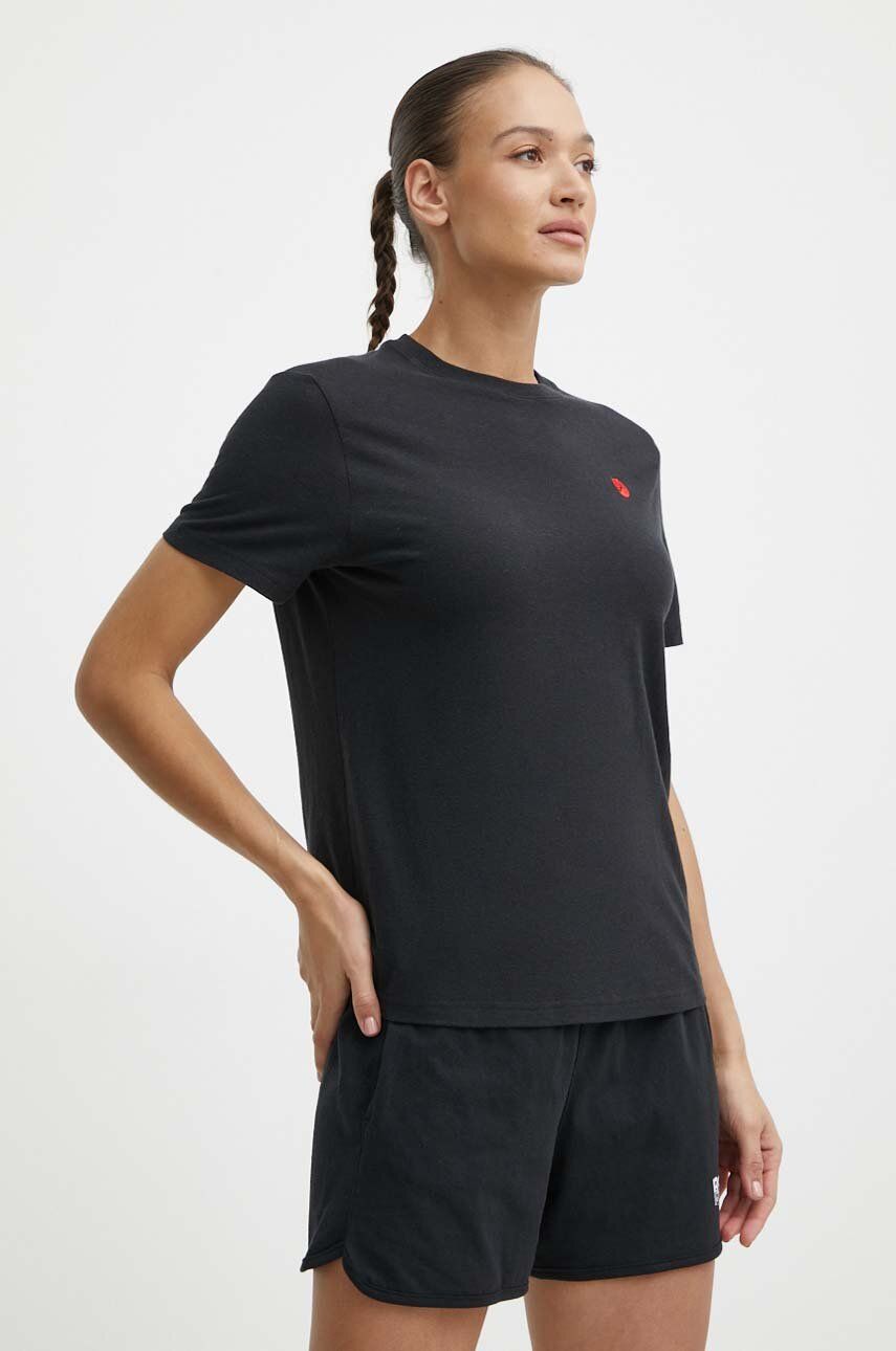 Тениска FJÄLLRÄVEN Fjallraven Hemp Blend T-Shirt Черно | F14600163.550, 0