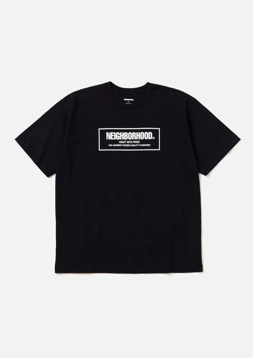 Тениска Neighborhood T-Shirt SS-1 Size Черно | 242PCNH-ST01-BLK