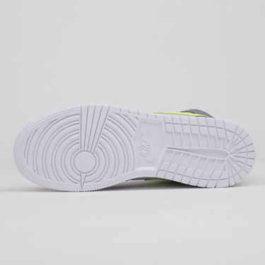 Кецове и обувки Jordan Air Jordan 1 Mid "Gun Smoke Volt" GS Сиво | 554725-072, 5