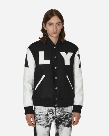 Яке бомбър 1017 ALYX 9SM Leather Sleeve Logo Varsity Jacket Черно | AAMOU0319FA01-MTY0001, 4