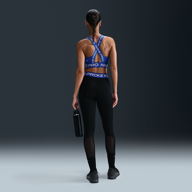 Сутиен Nike Pro Mid-Rise Mesh Panel Leggings Синьо | CZ9779-022, 3