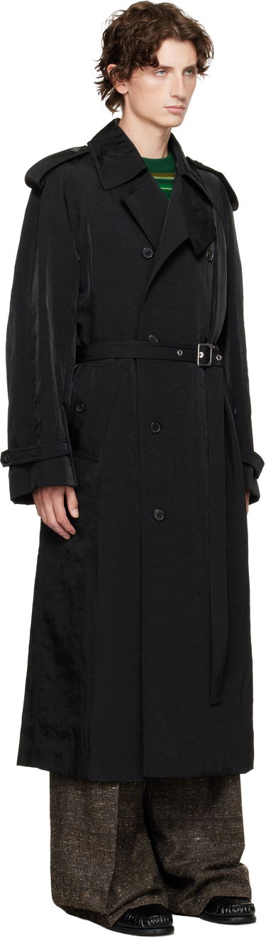 Тренчкот JW Anderson JW Anderson Double-Breasted Trench Coat Черно | CO0338-PG1818, 1