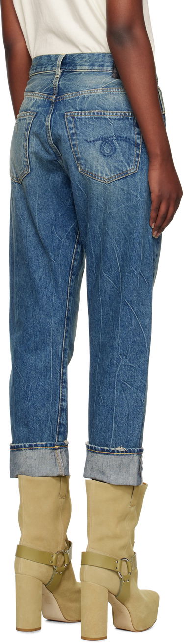 Дънки R13 R13 Crossover Jeans Синьо | R13W2048-734, 2
