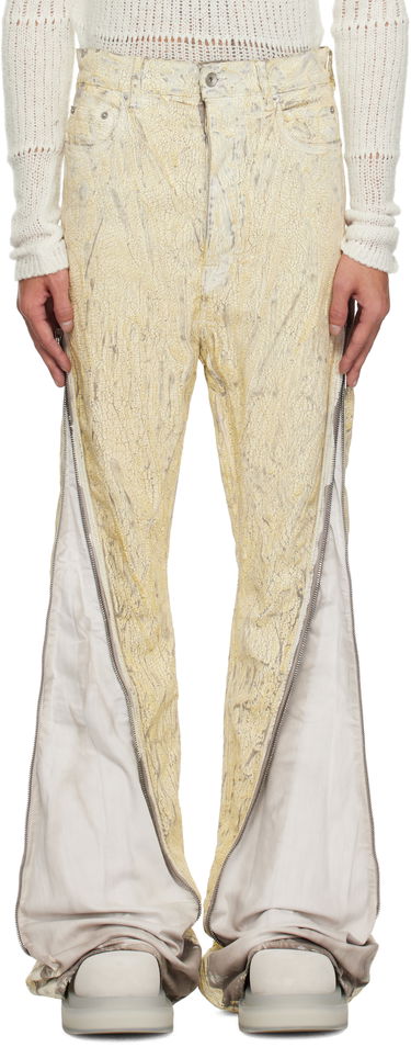 Дънки Rick Owens Rick Owens Hollywood Bolan Jeans Жълто | RR01E5343 SMMC, 0