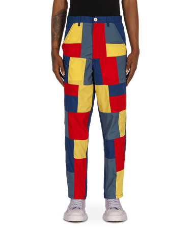 Панталони Comme des Garçons Patchwork Pants Червено | FG-P022-SS21 1, 1
