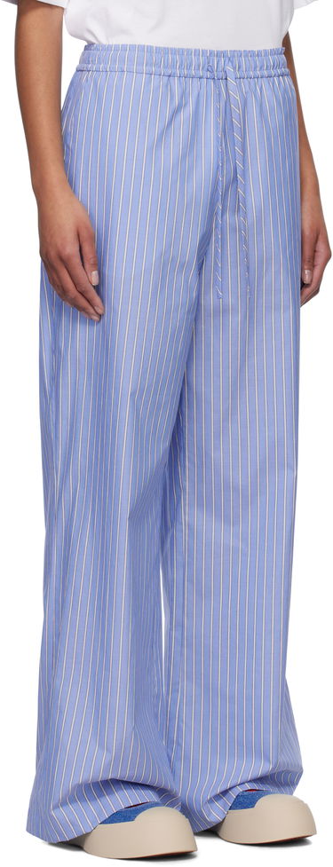 Панталони Marni Marni Loose Striped Trousers Синьо | PAMA0071S1 UTC455, 1
