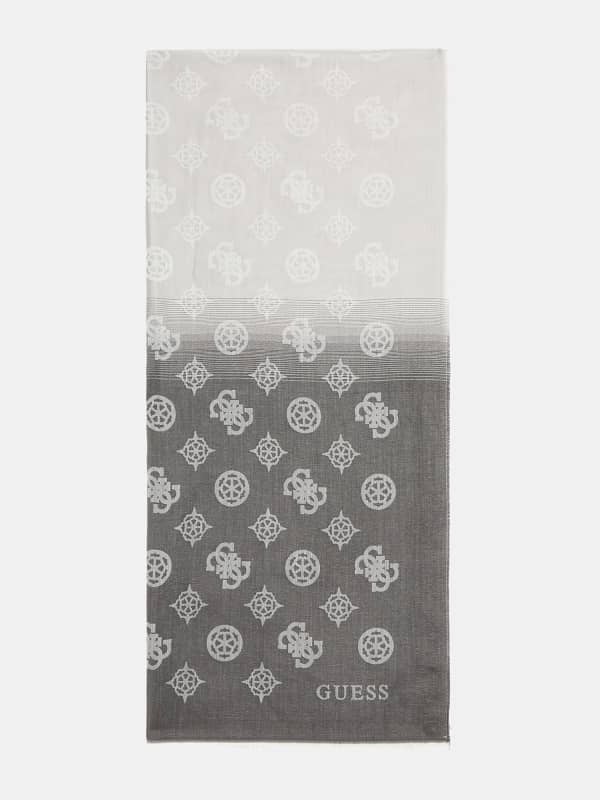 Шал GUESS 4G Peony Logo Keffiyeh Сиво | AW5123MOD03, 0