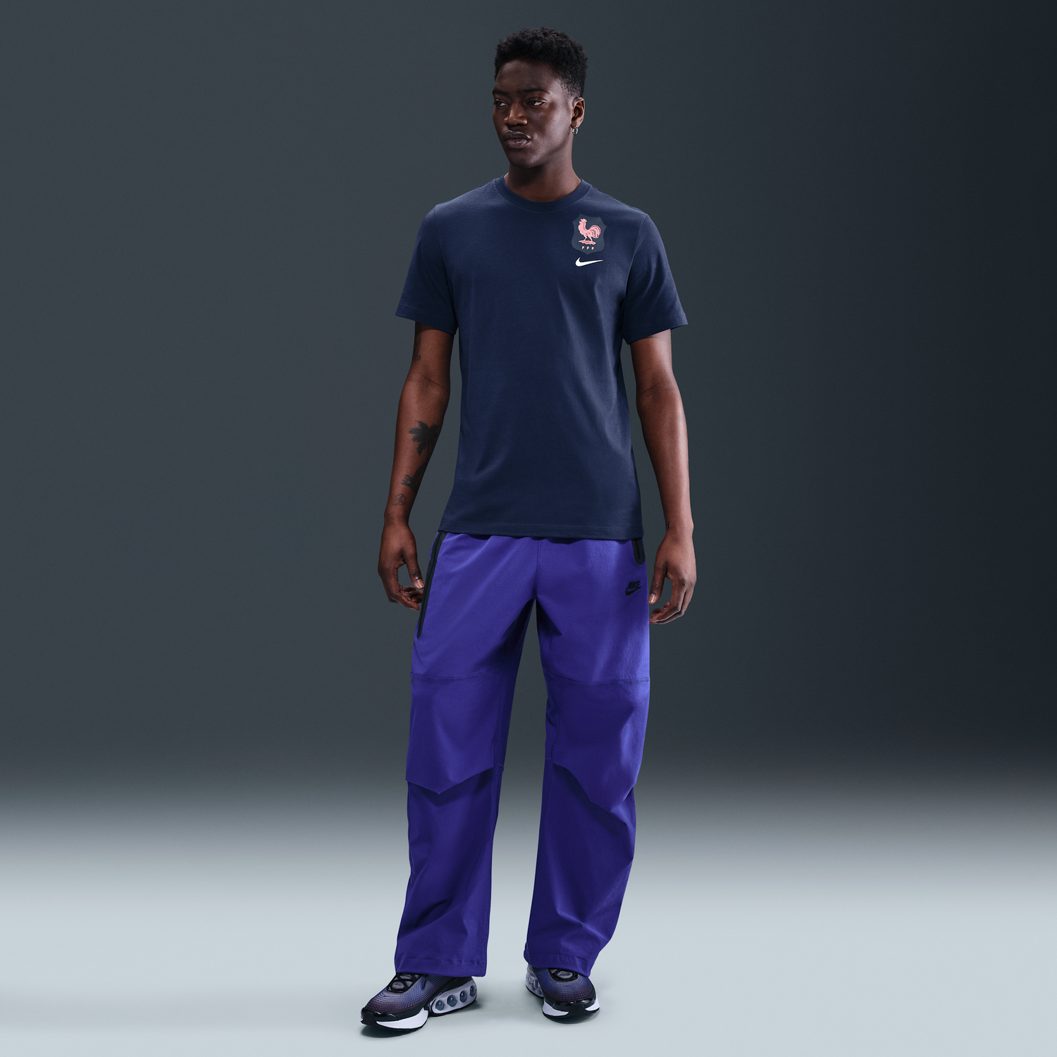 Тениска Nike Nike FFF Men's Soccer T-Shirt Тъмно синьо | HQ8428-492, 1
