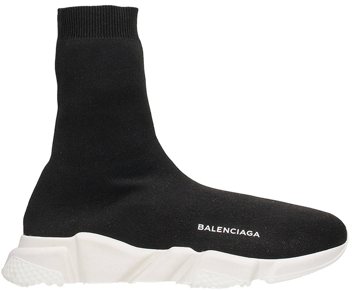 Кецове и обувки Balenciaga Speed Trainer High Black White Черно | 483504-W05G0-1000, 0