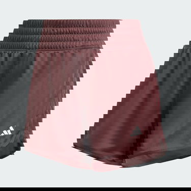 Къси панталони adidas Performance Pacer Essentials Knit High-Rise Shorts Бургунди | JN1388, 4
