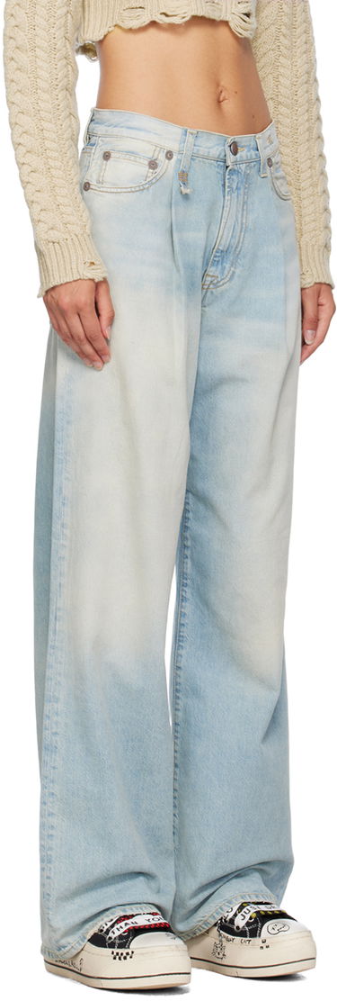 Дънки R13 R13 Damon Pleated Jeans Синьо | R13W3147-897A, 4