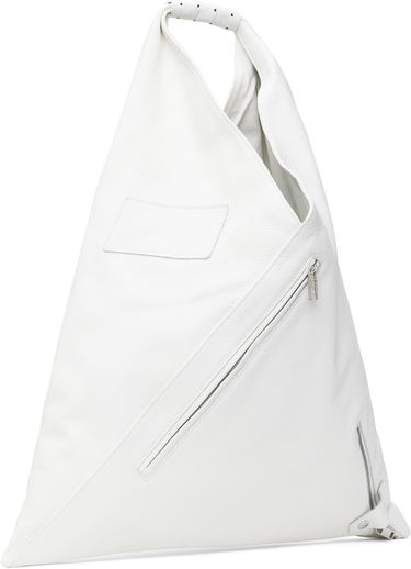 Дамска чанта Maison Margiela MM6 Maison Margiela Classic Medium Triangle Tote Bag Бяло | S54WD0039 P8429, 1