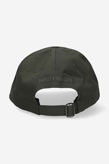Шапка с козирка NORSE PROJECTS Twill Sports Cap Зелено | N80-0001-8109, 1