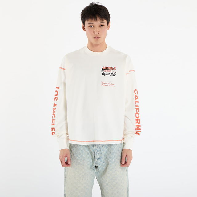 Wilshire Long Sleeve Graphic Contrast Stitch T-Shirt