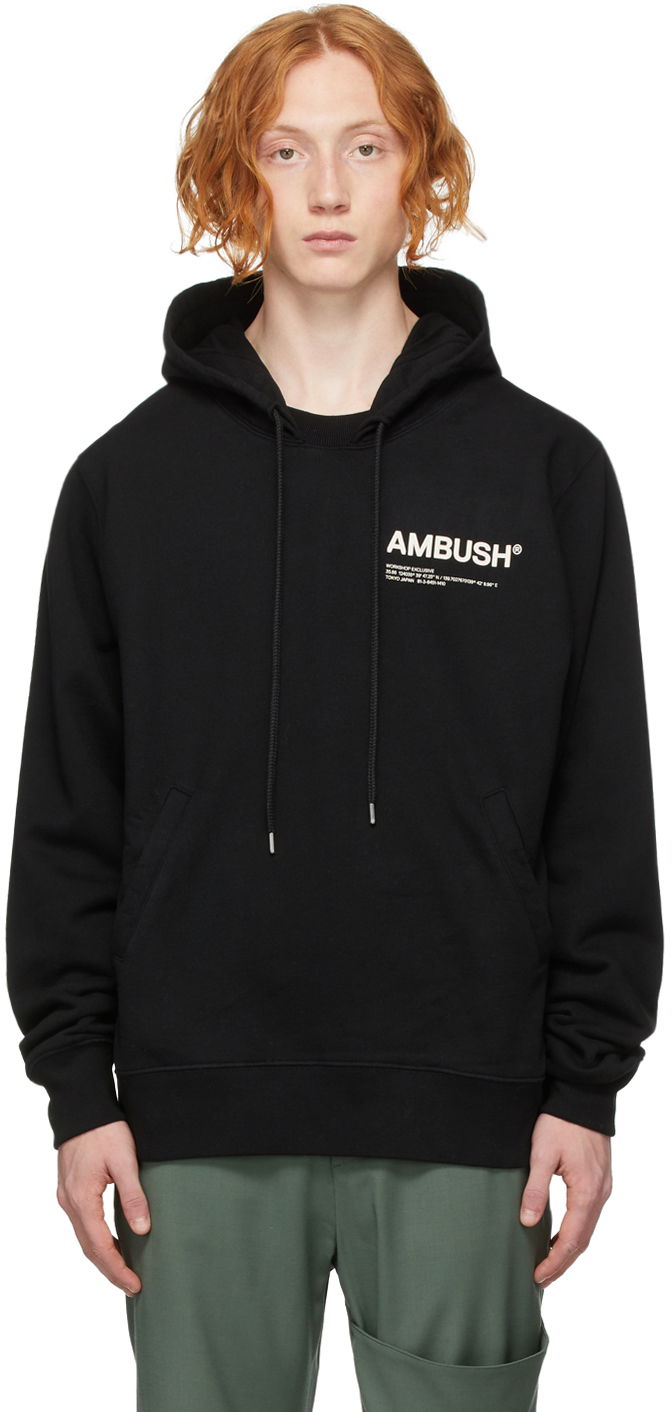 Суитчър Ambush AMBUSH 'Workshop' Hoodie Черно | BMBB012F21FLE0011003, 0