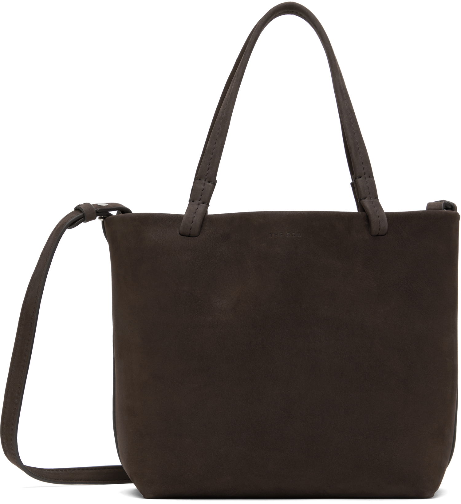 Дамска чанта The Row Small Park Leather Tote Bag Кафяво | W1199-L81, 0