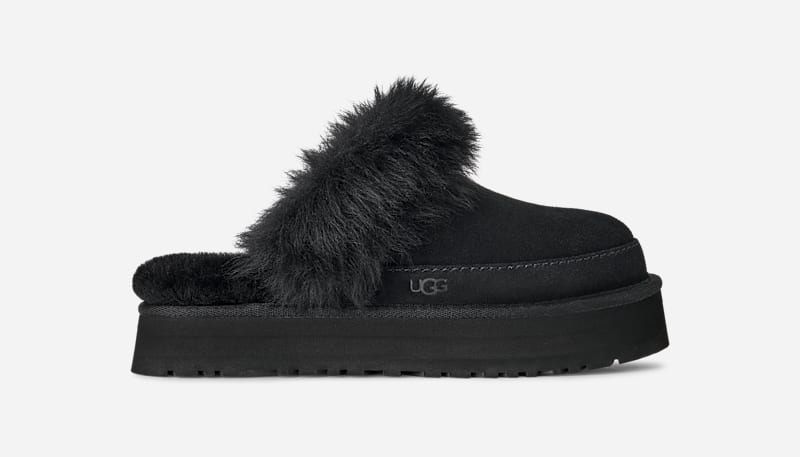 Кецове и обувки UGG Disquette Chalet Slipper Черно | 1173930-BLK