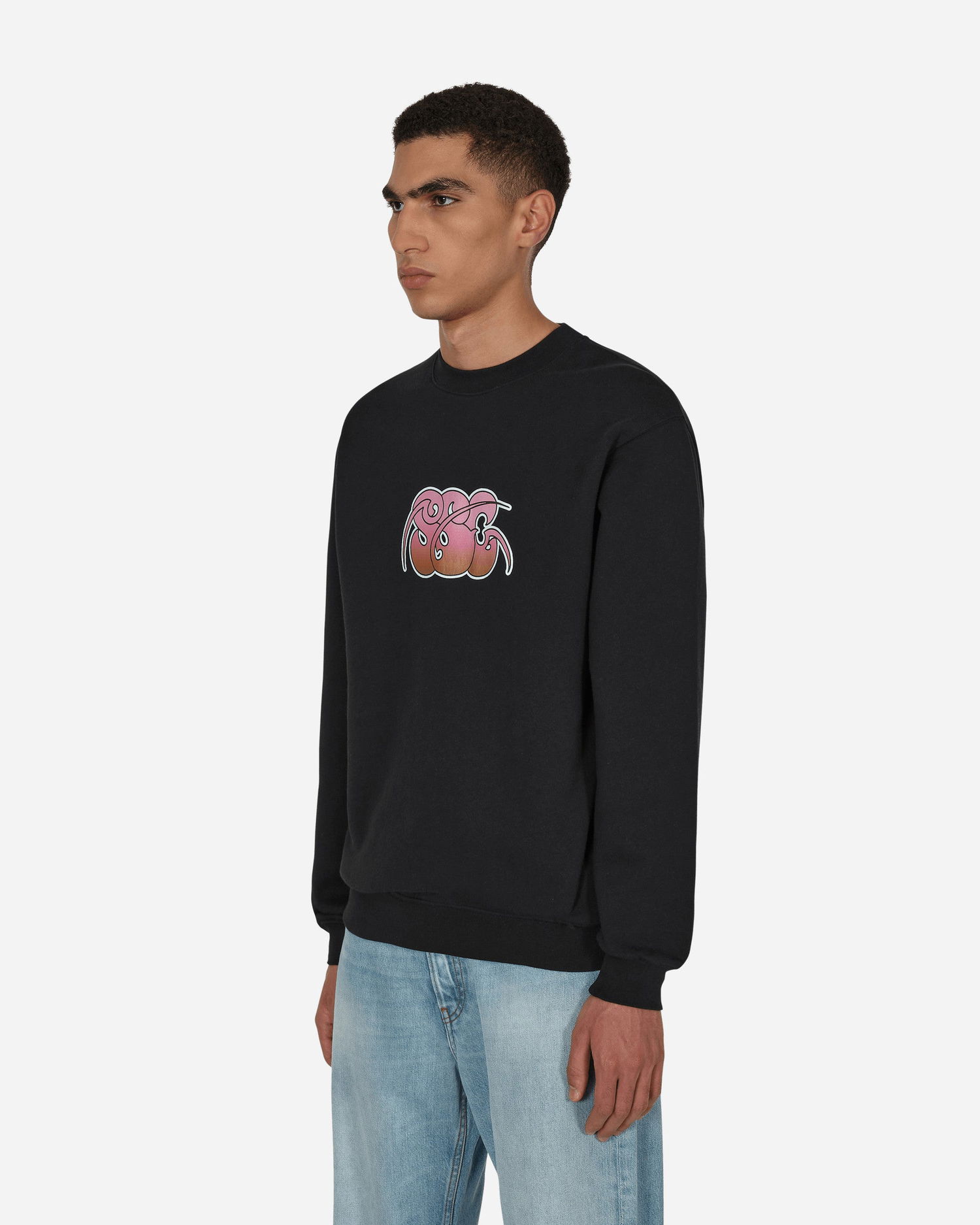 Суитчър Stockholm (Surfboard) Club Printed Crewneck Sweatshirt Черно | MPU1B90 001, 1