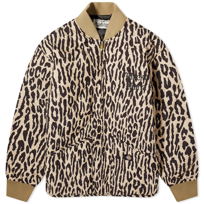 Яке WACKO MARIA Dickies Leopard Quilted Jacket Бежово | DICKIES-WM-BL09-BGE