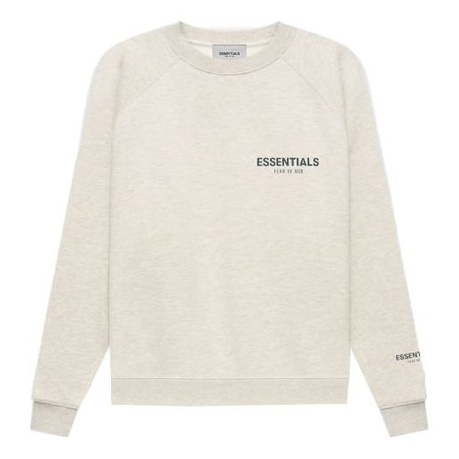 Суитчър Fear of God Essentials Pullover Crewneck Sweatshirt Бежово | FOG-FW21-173