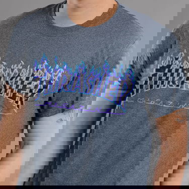 Тениска Thrasher Flame T-Shirt Сиво | 110289, 2