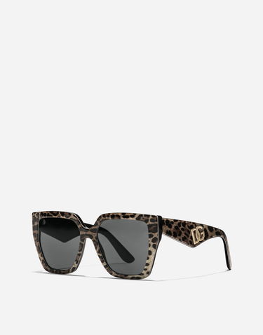 Слънчеви очила Dolce & Gabbana Crossed Leopard Print Acetate Sunglasses Многоцветен | VG4438VP3879V000, 1