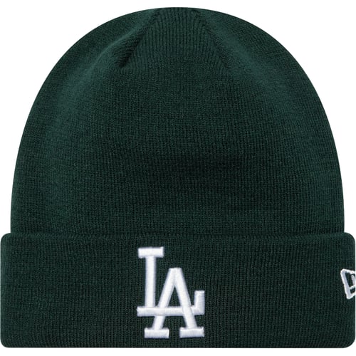 Шапка New Era Los Angeles Dodgers League Essential Beanie Зелено | 60580734, 0
