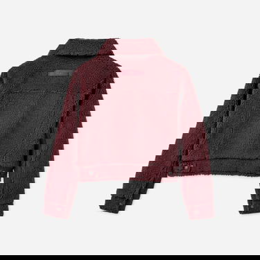 Яке UGG Frankie Cropped Sherpa Trucker Jacket Бургунди | 1171459-WGRP, 1