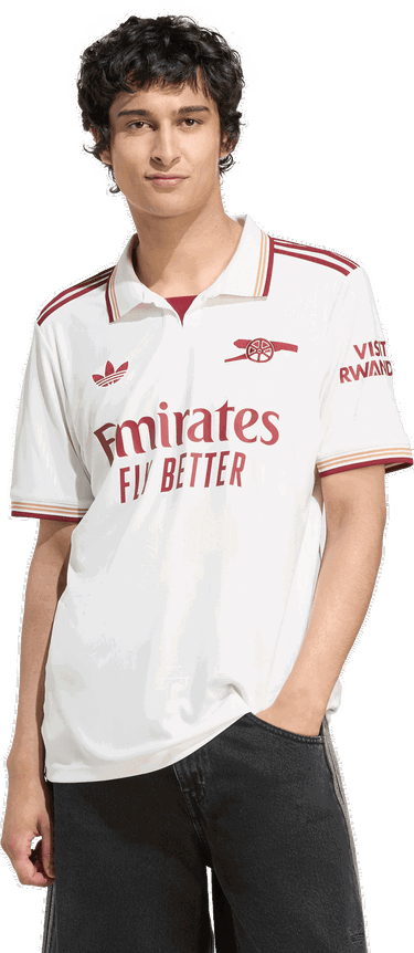 Фланелка adidas Originals FC Arsenal London 3rd Jersey 2025/26 by adidas Originals Бяло | ji9556, 4