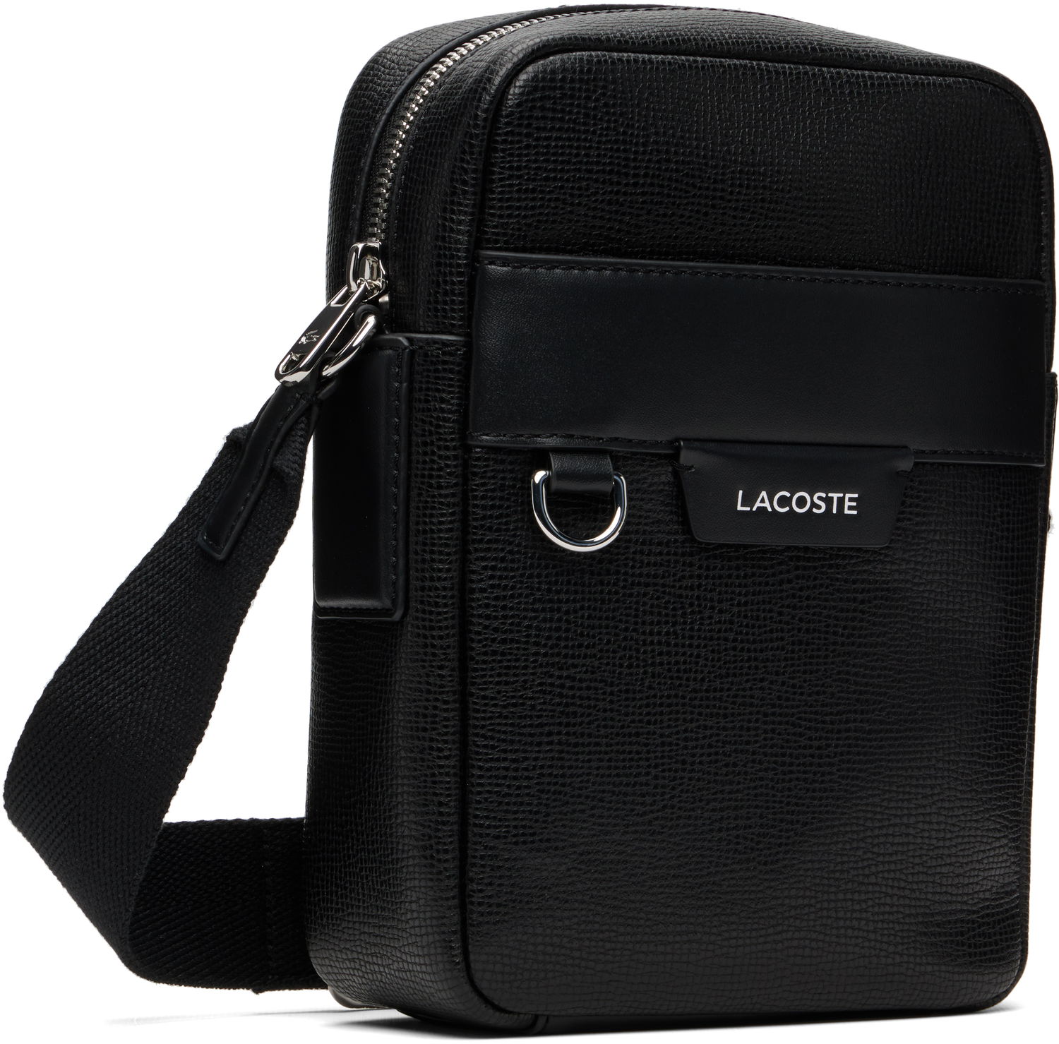 Чанта през рамо Lacoste Ossian Leather Satchel Bag Черно | NH5047OI_000, 1