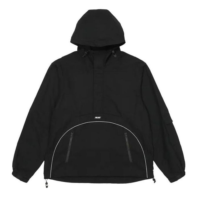 Ветровка Palace Palace Deflector Half-Zip Jacket Черно | P22JK216