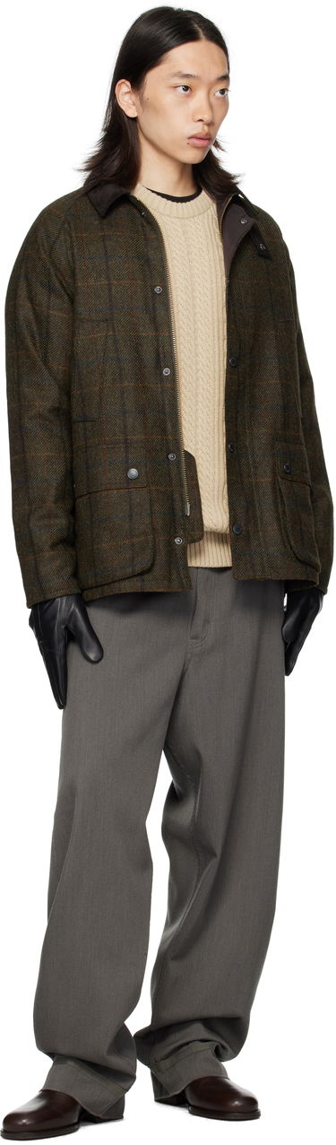 Яке Barbour Barbour Bedale Check Wool Jacket Зелено | MWO0288OL91, 3