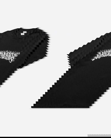 Тениска WACKO MARIA Tim Lehi Flame Graphic Washed Heavy Weight T-Shirt Type-2 Черно | 25FW-WMT-WT07 BLACK, 1