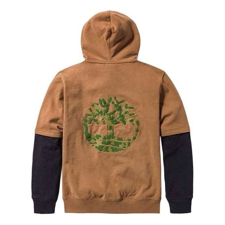 Суитчър Timberland Embroidered Tree Hoodie Кафяво | A2R6P-254, 0