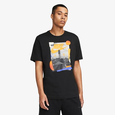 Тениска Nike Sportswear Rhythm SS T-shirt Black Черно | DR8054-010, 1
