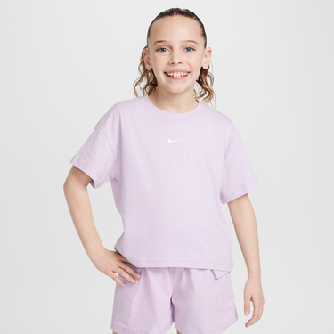 Съкратен топ Nike Nike Sportswear Essential T-Shirt Лилаво | FZ5559-537, 2