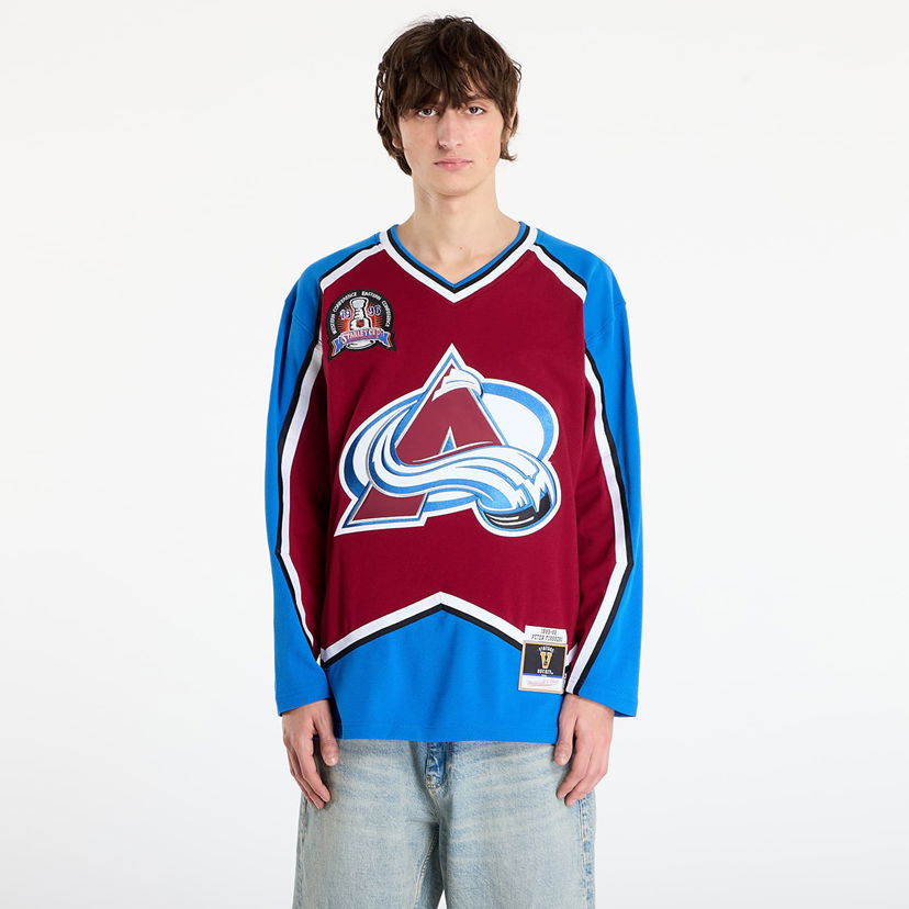 Фланелка Mitchell & Ness NHL Avalanche 1995 Peter Forsberg Hockey Jersey Многоцветен | JY9018-CAVMARO