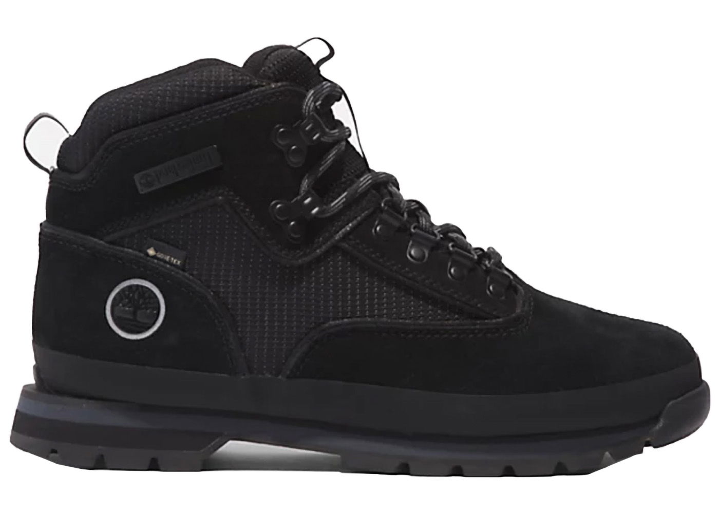 Кецове и обувки Timberland Euro Hiker Mid Lace Up Gore-Tex Black Suede Черно | TB0A2QCN-EK4, 0