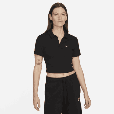 Поло тениска Nike Sportswear Essential Polo Shirt Черно | DV7884-010, 0