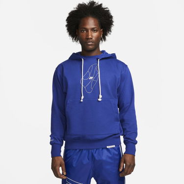 Суитчър Nike Dri-FIT Standard Issue Pullover Basketball Hoodie Тъмно синьо | DQ6103-455, 0