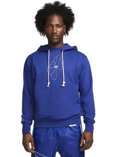 Суитчър Nike Dri-FIT Standard Issue Pullover Basketball Hoodie Тъмно синьо | DQ6103-455