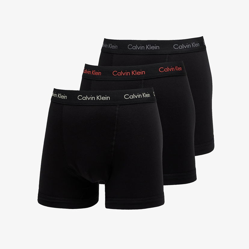 Боксерки CALVIN KLEIN Cotton Stretch Classic Fit Boxer 3-Pack Black Черно | U2662G MWO