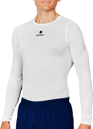 Тениска Saysky Saysky Mesh Base Layer Long Sleeve T-Shirt Бяло | xmrbl32c101, 0
