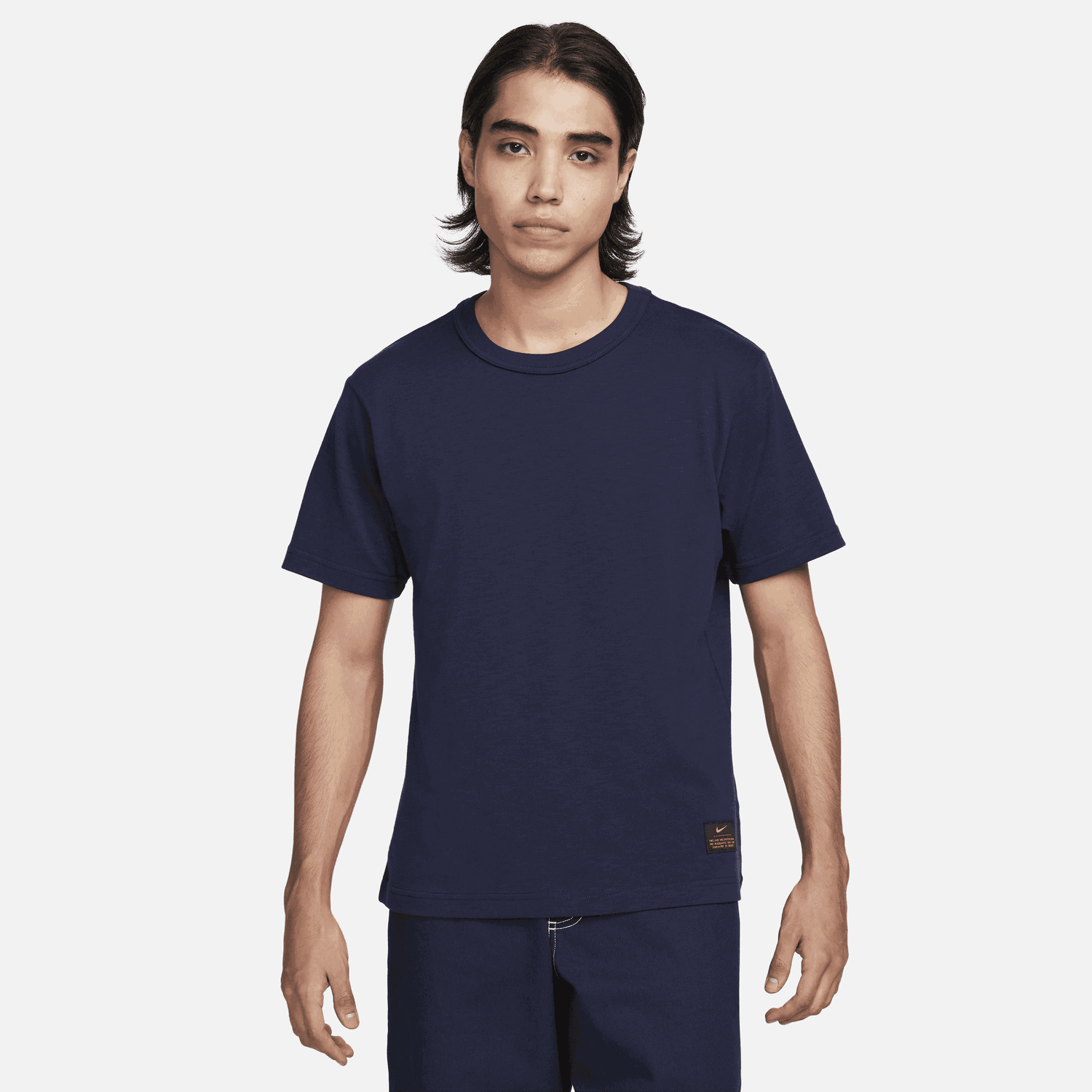 Тениска Nike Life Knit Top Тъмно синьо | FN2645-451, 1